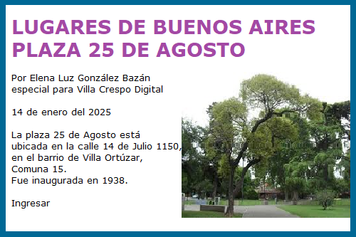 PLAZA 25 DE AGOSTO